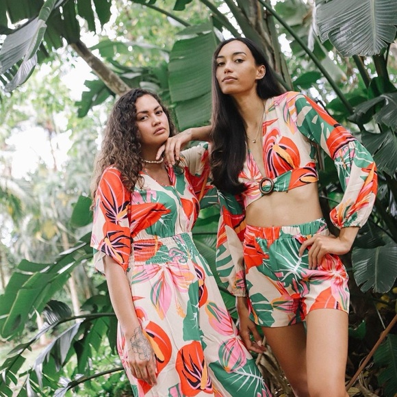 Lexbreezy Hawaii Pants - ❌❌ SOLD 〽️❌❌Lexbreezy Hawaii 🌺 Moani Shorts Tropical Print NWT